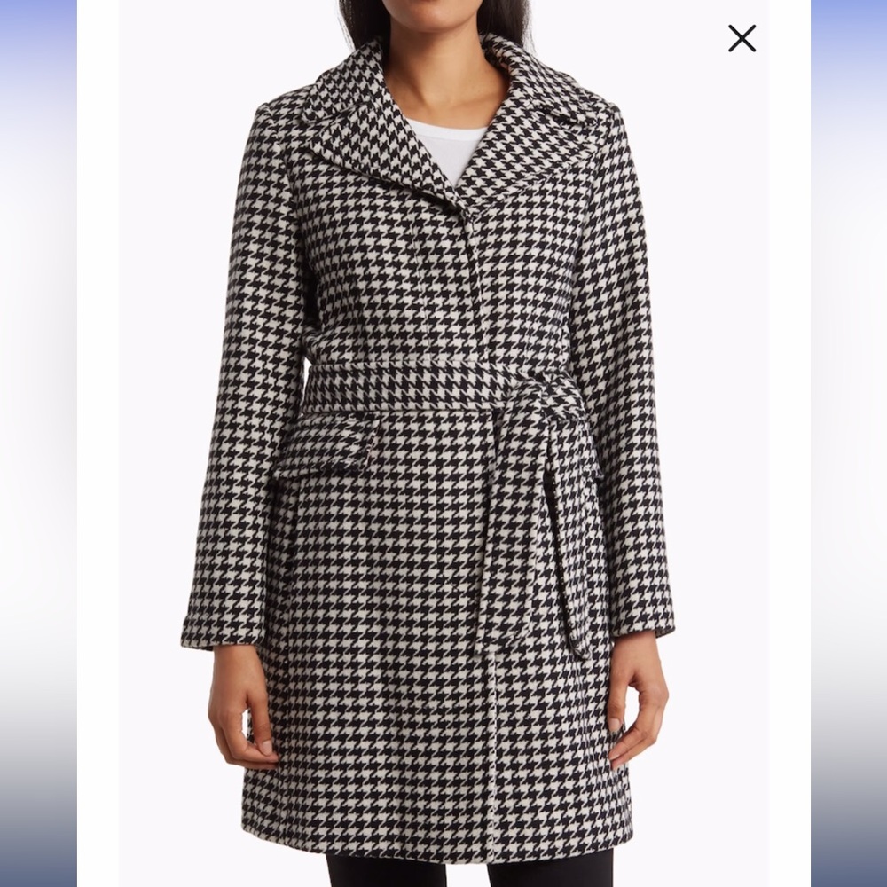 Kate Spade Houndstooth Coat